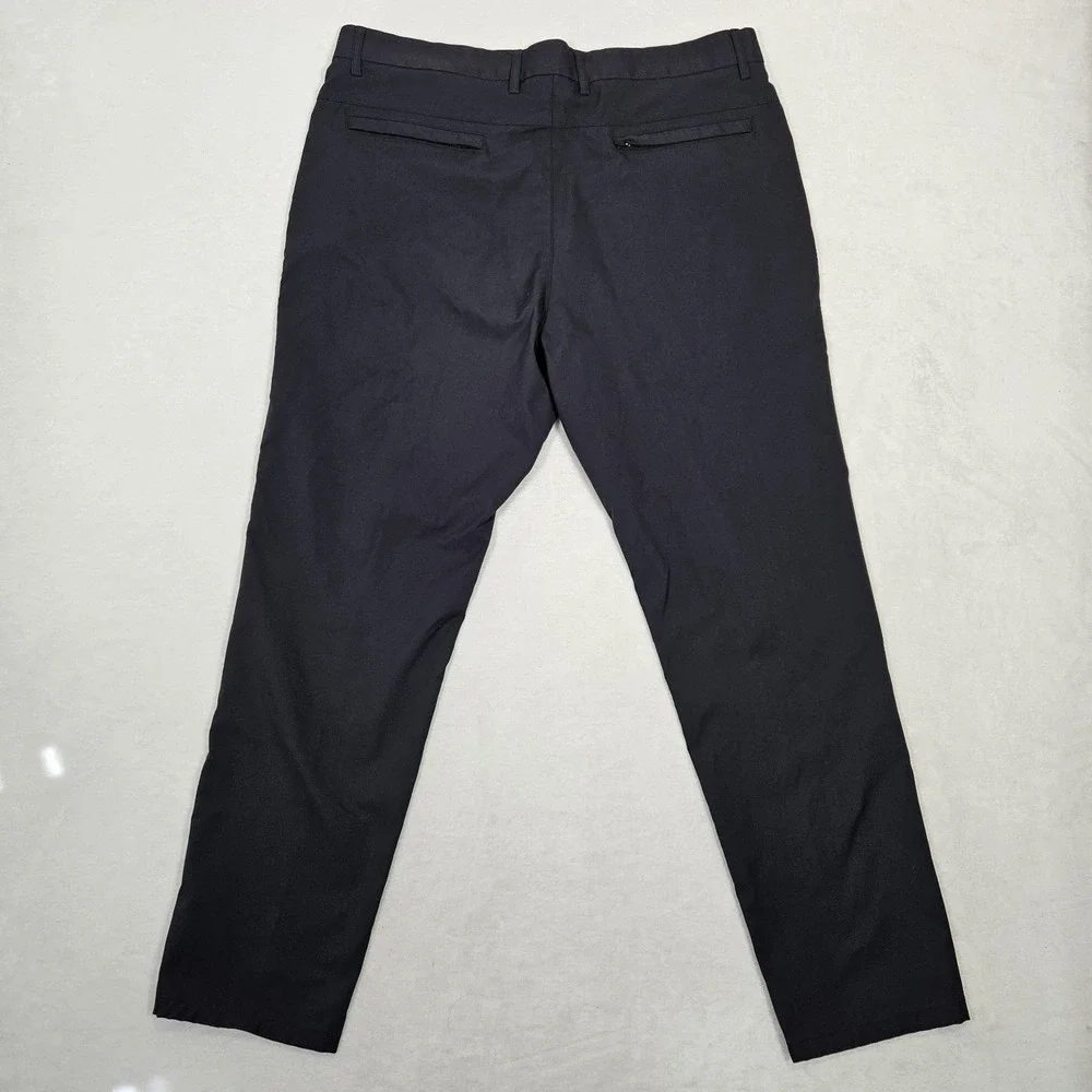 Marcus Pierce Renegade Pants Mens 36 x 30 Navy Performance Slim Stretch Dynaknit